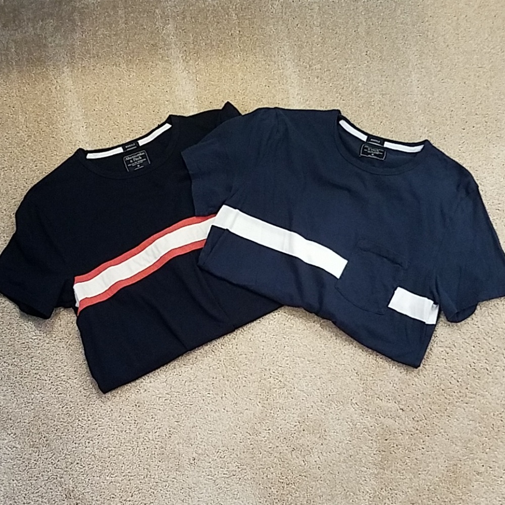 Lot of 2 Abercrombie & Fitch Med t-shirts